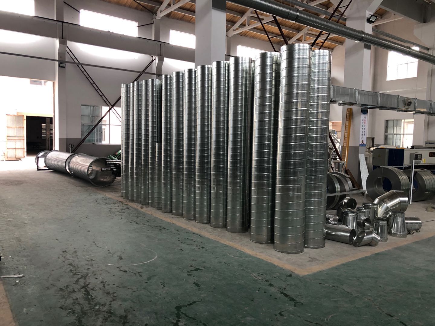 螺旋風(fēng)管的氣密性及主要用途