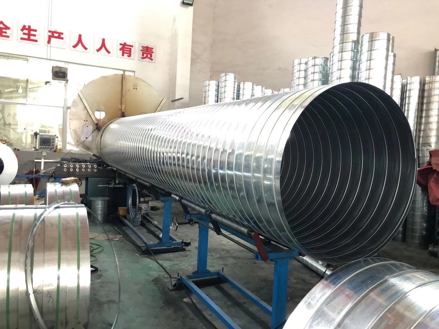 螺旋風(fēng)管安裝的優(yōu)勢(shì)