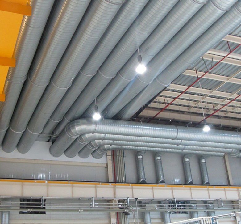 螺旋風(fēng)管的使用